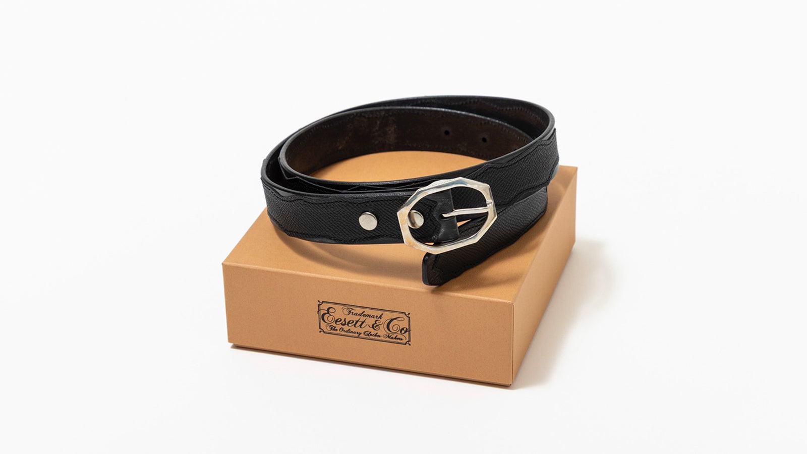 Brift H製品通信」洗練と情熱を纏う、eesett&coの限定のベルト。