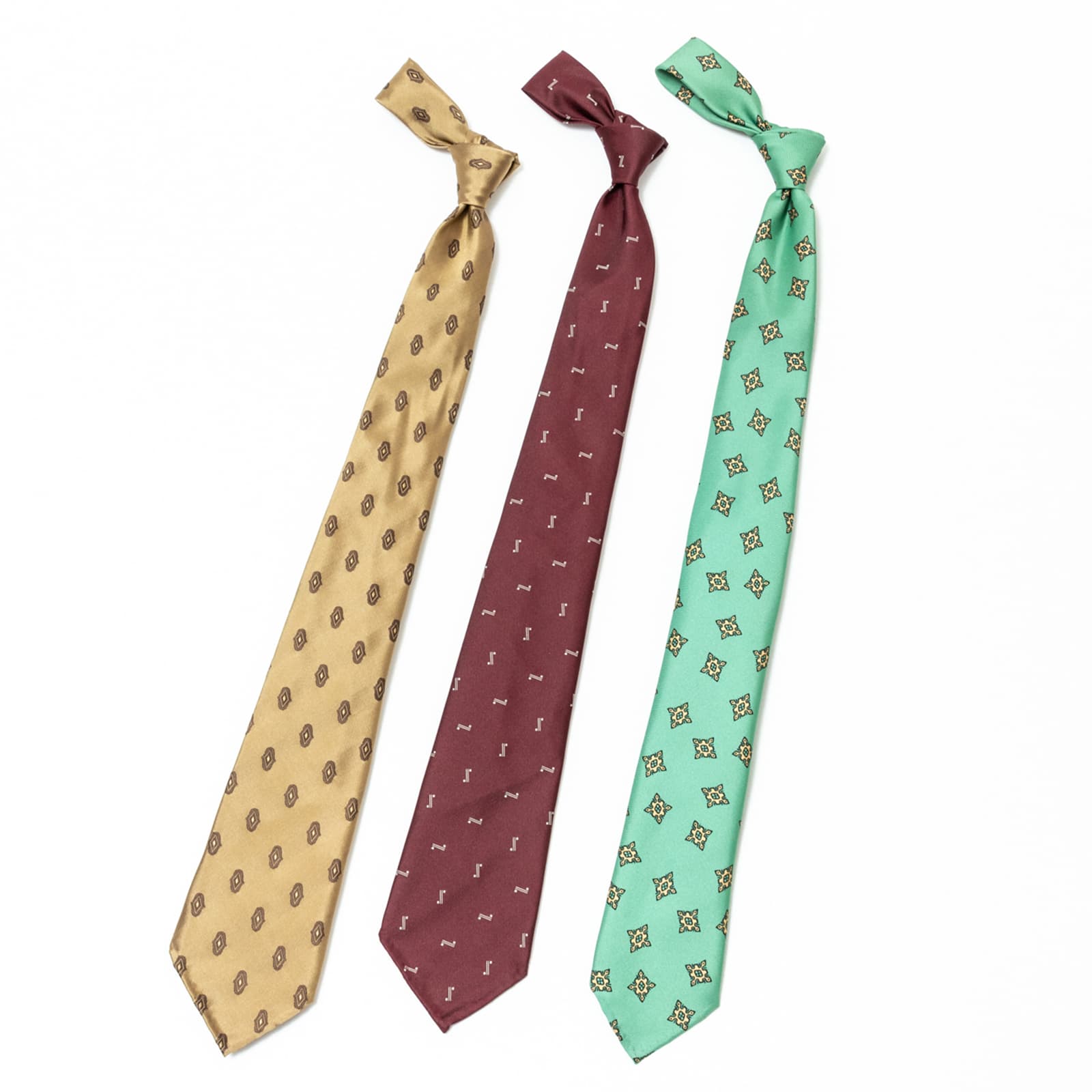 【美品】Atto Vannucci アットヴァンヌッチ 小紋柄 ネクタイ ATTO VANNUCCI × Brift H 小紋柄