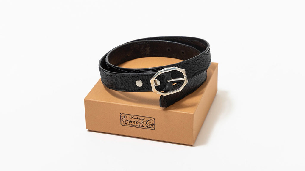 Brift H製品通信」洗練と情熱を纏う、eesett&coの限定のベルト。