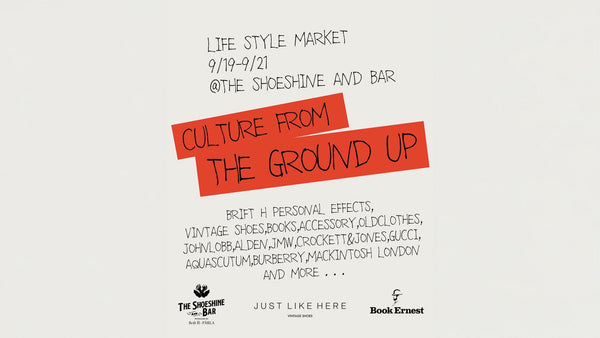 CULTURE FROM THE GROUND UP 開催のお知らせ