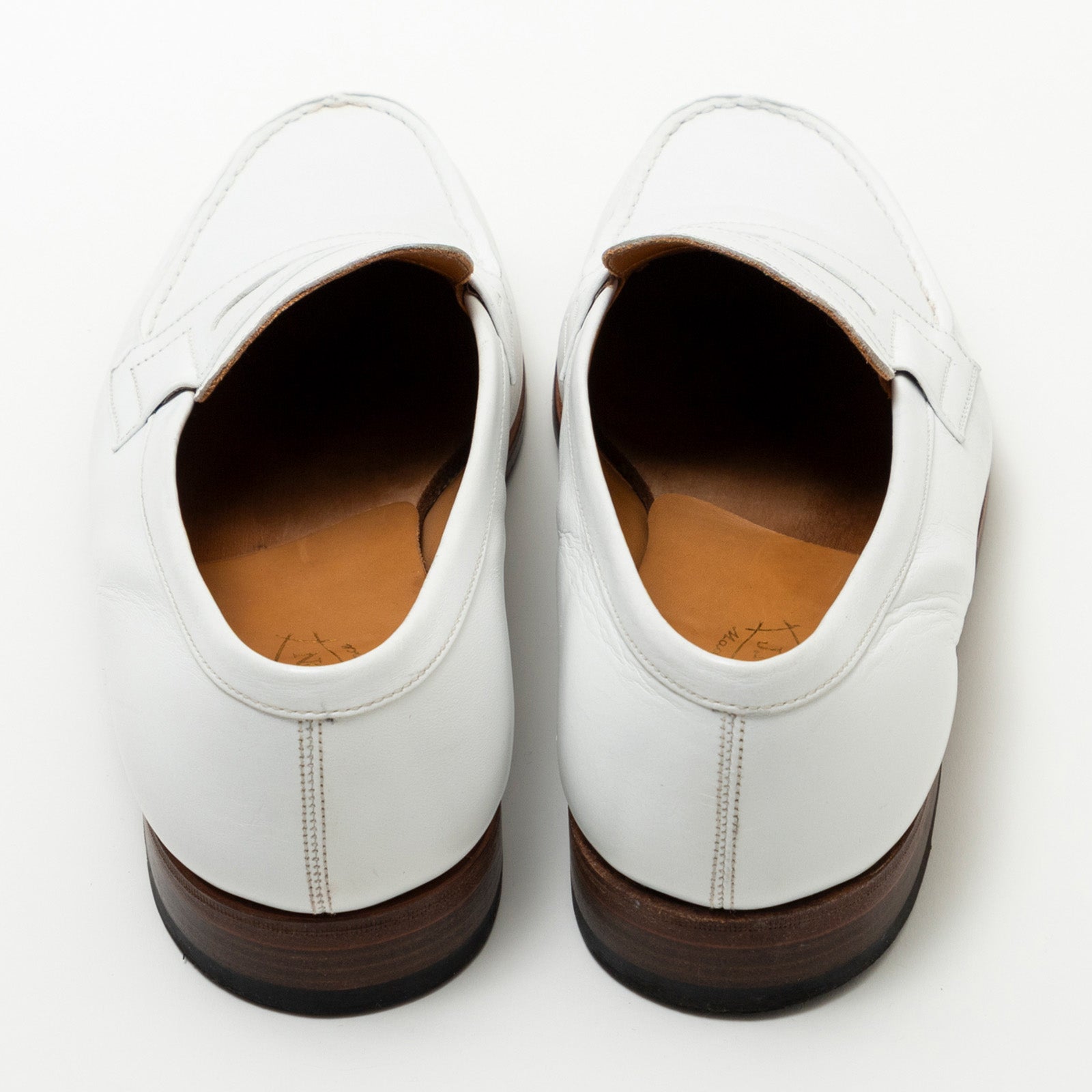 J.M. WESTON ローファー #180 7.5 7/ width B J.M.WESTON シグニチャーローファー180を3つのウィズ・サイズ選びで