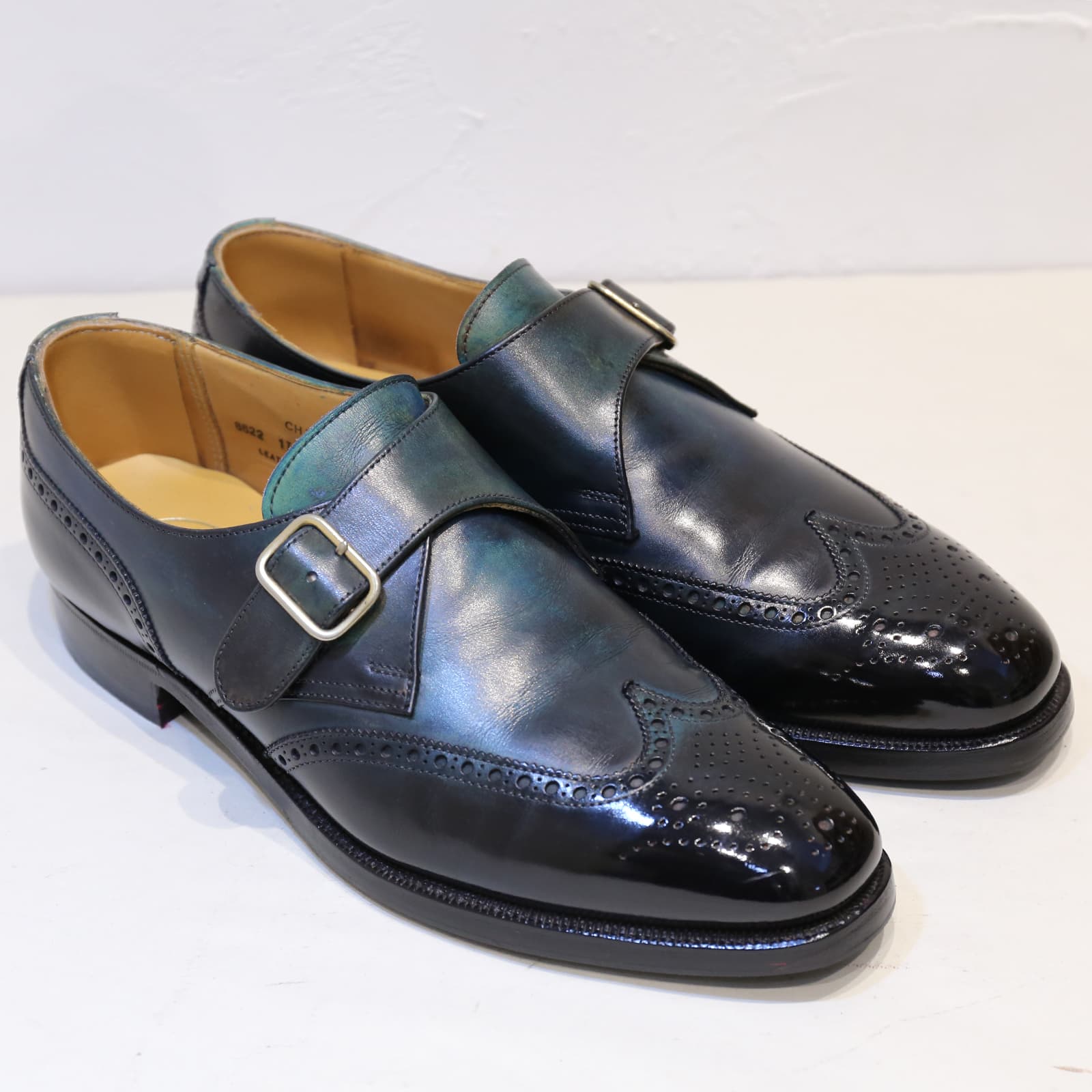 極美品✨クロケットアンドジョーンズ　シングルモンク　ドレスシューズ　6 D 黒 極美品✨クロケットアンドジョーンズ シングルモンク ドレス