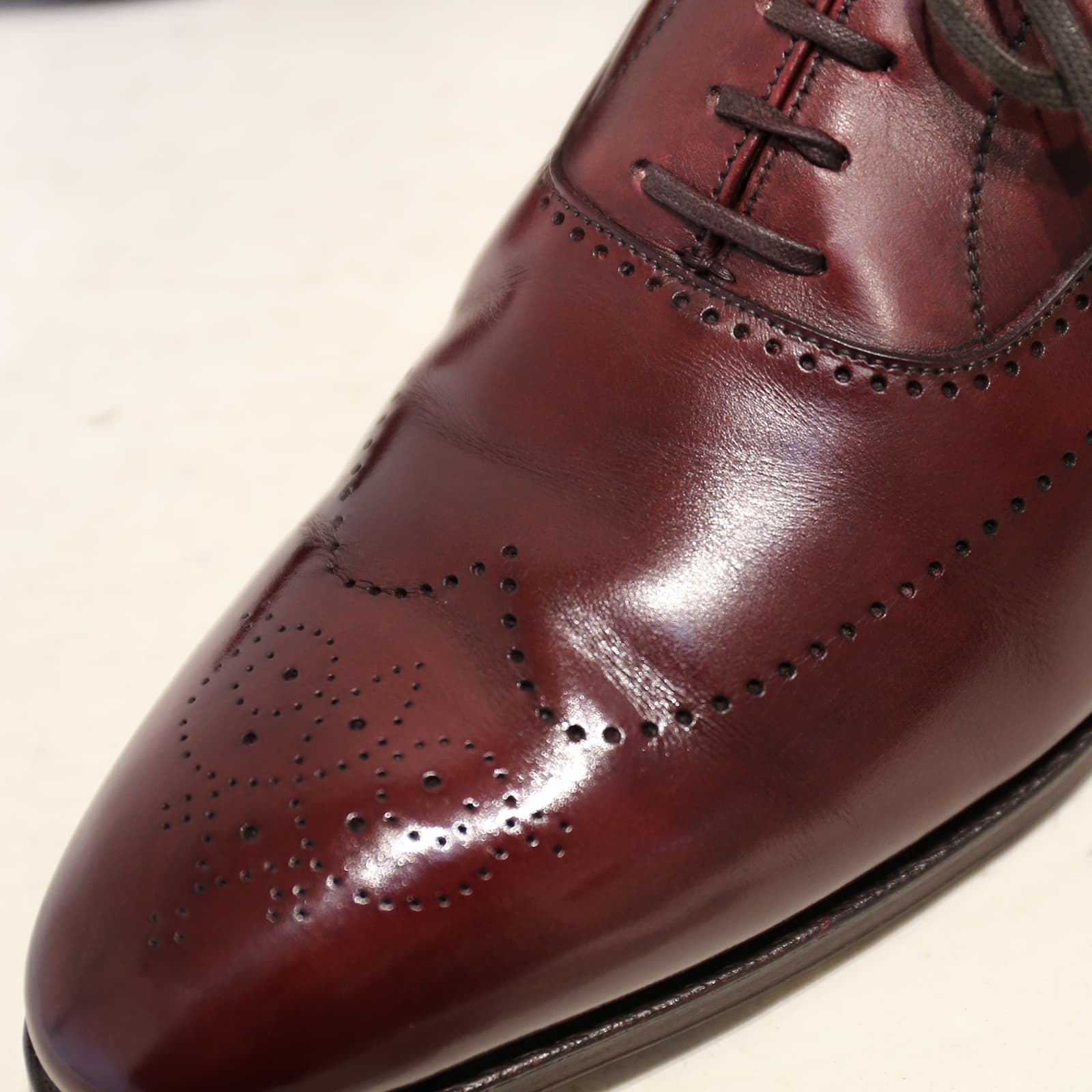 ぶるーさん　クロケットアンドジョーンズ クォーターブローグ ぶるーさん クロケットアンドジョーンズ クォーターブローグ