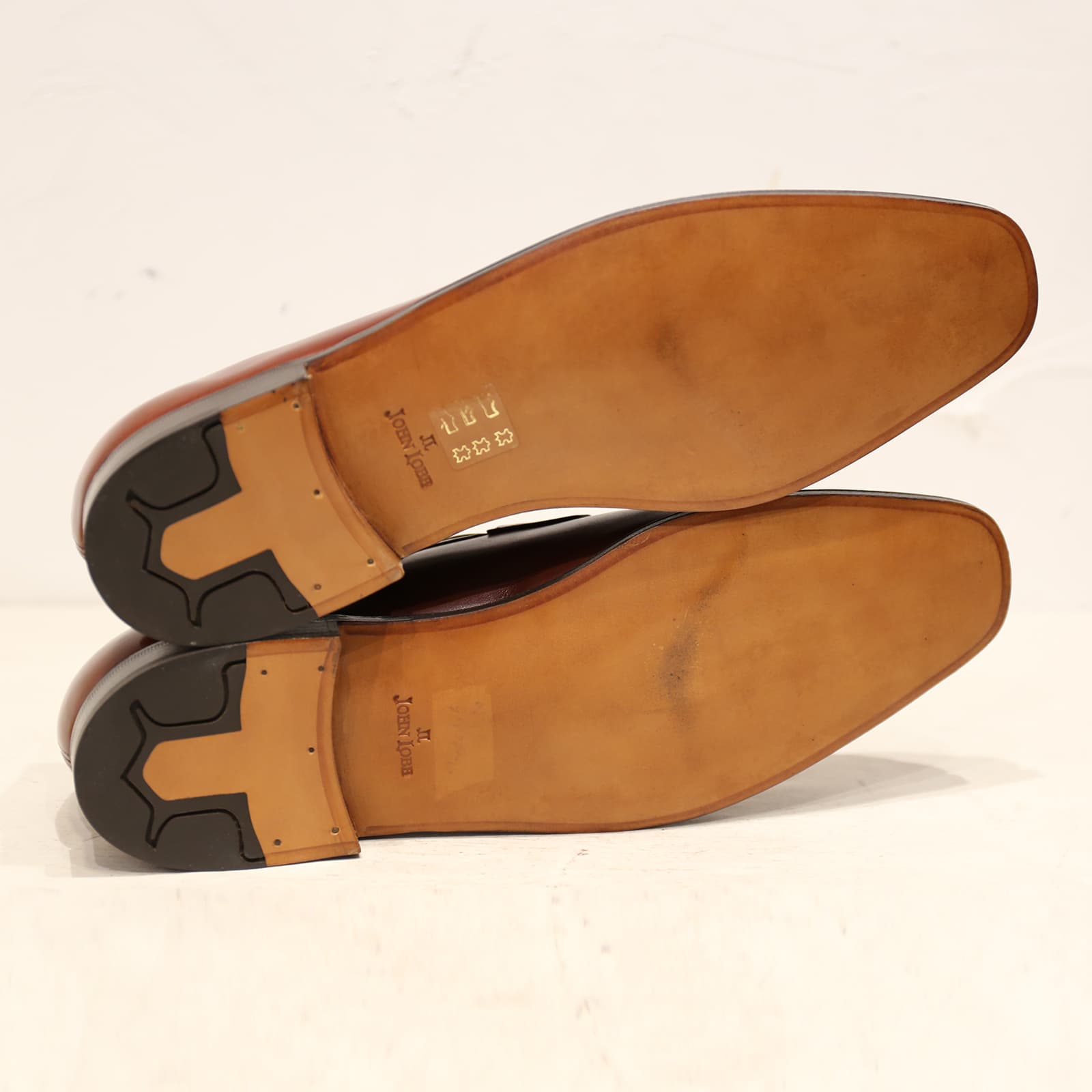 JOHN LOBB ジョン・ロブ ローファー UK6 JOHN LOBB／ジョンロブ ブラウン 革靴 UK6 LOPEZ ロペス（360